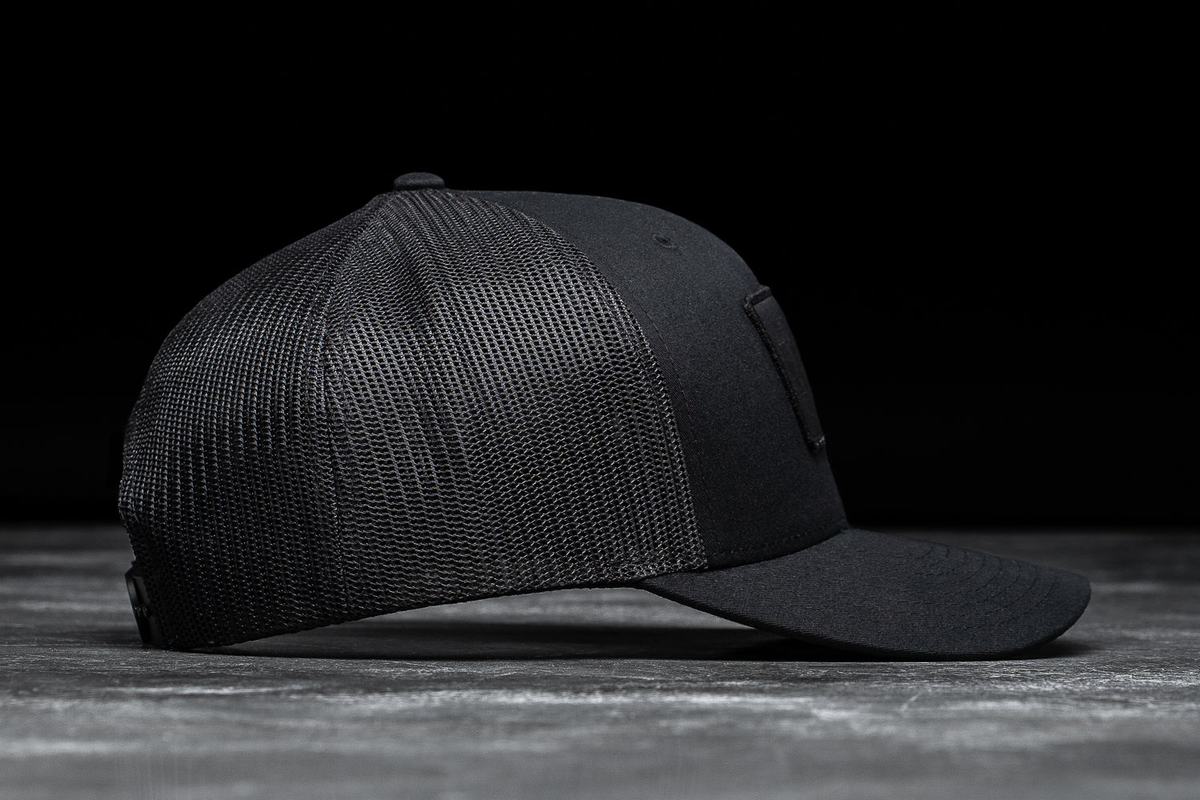 Nobull Curved-Brim Trucker Women's Hats Black | Australia (HG0368)